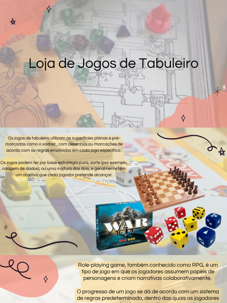 Loja de Jogos de Tabuleiro